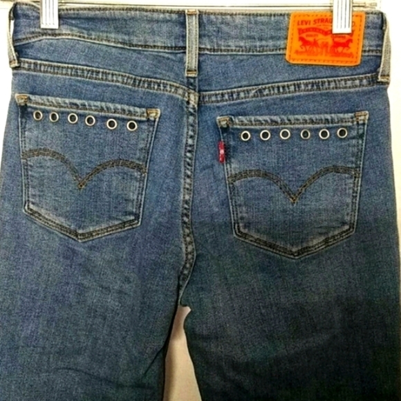 711 Levi's 26 Skinny Raw Cut Jeans 👖  26 x 25 - Picture 11 of 11